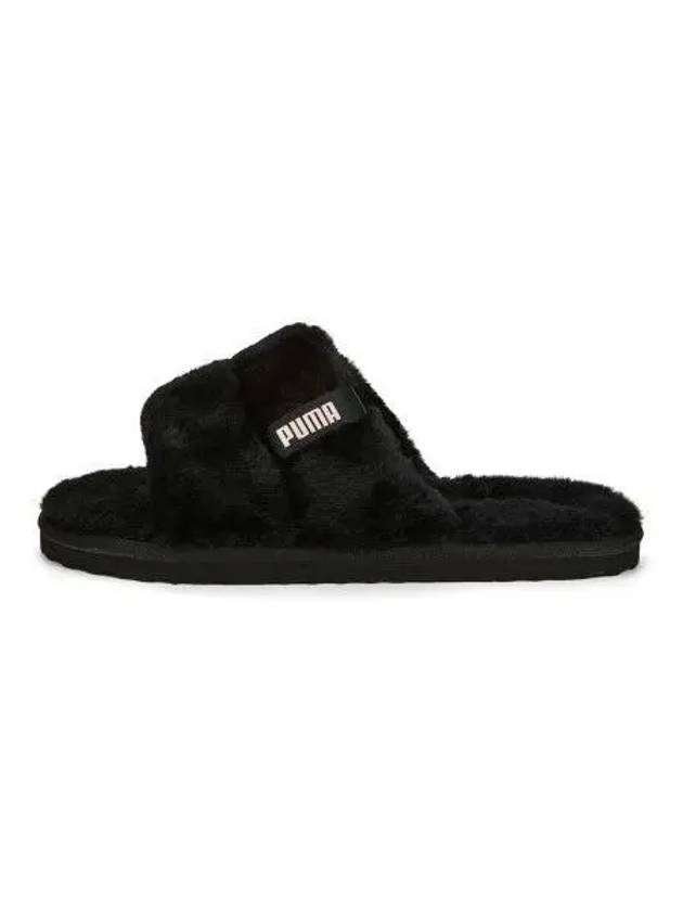 Fluff Solo BX Fur Slippers Black - PUMA - BALAAN 2