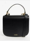 Halo Embossed Logo Detail Leather Mini Cross Bag Black - JIL SANDER - BALAAN 2