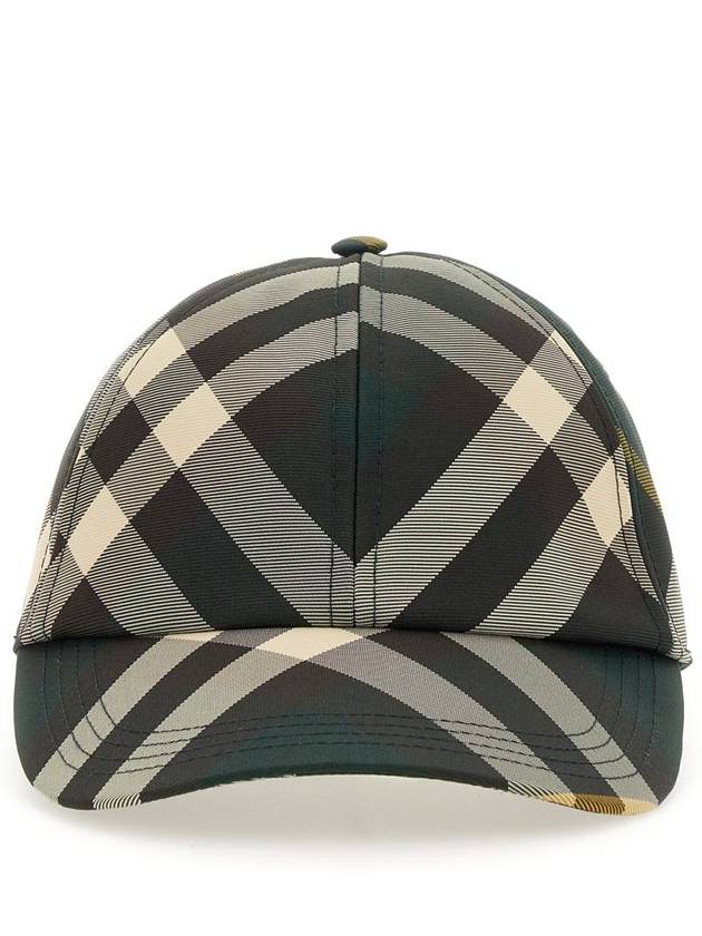 Check pattern ball cap green - BURBERRY - BALAAN 2