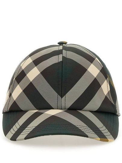 Check pattern ball cap green - BURBERRY - BALAAN 2