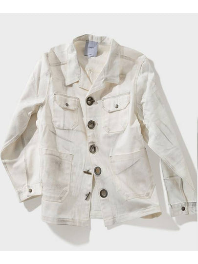 Cornmill dirty washed denim jacket ivory - FFEFF STUDIO - BALAAN 2