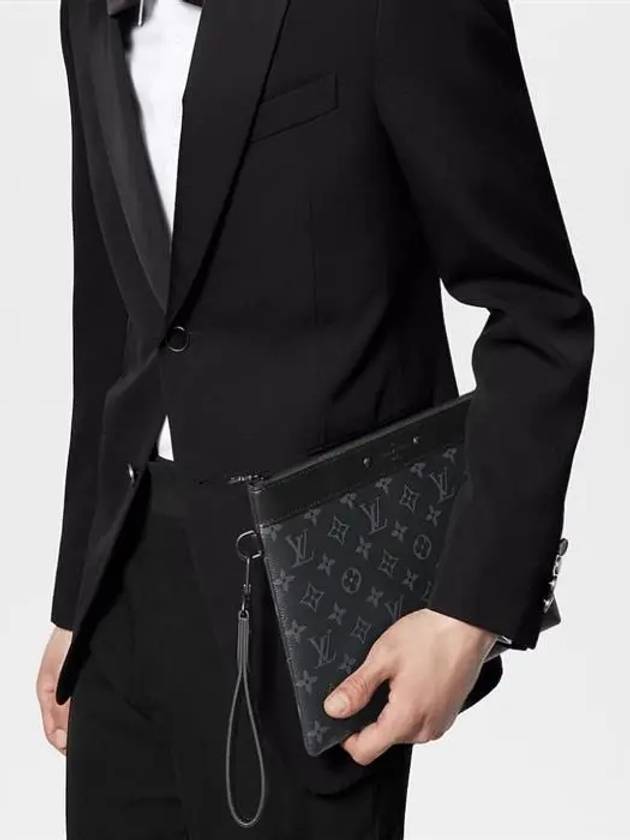 Monogram Eclipse Pochette Pouch Bag Black - LOUIS VUITTON - BALAAN 6