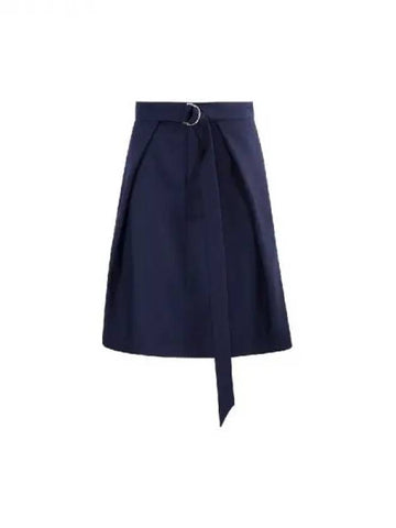 Ami belted midi pleated skirt 271569 - AMI - BALAAN 1