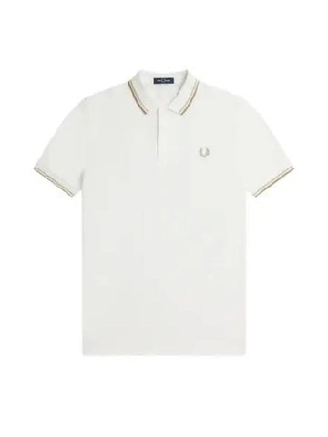 Fred Perry Twin Tip Shirt S White - FRED PERRY - BALAAN 1