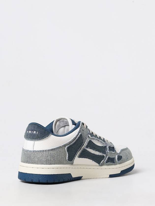 Sneakers Skel Amiri in pelle a grana e denim - AMIRI - BALAAN 3