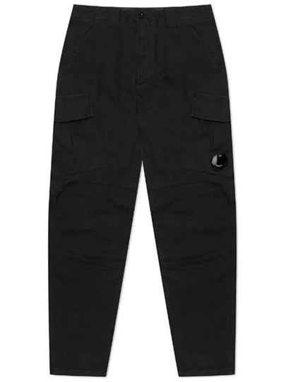 Military Cargo Straight Pants Black - CP COMPANY - BALAAN 2