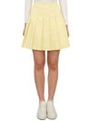 Adina Pleated Skirt Wax Yellow - J.LINDEBERG - BALAAN 3