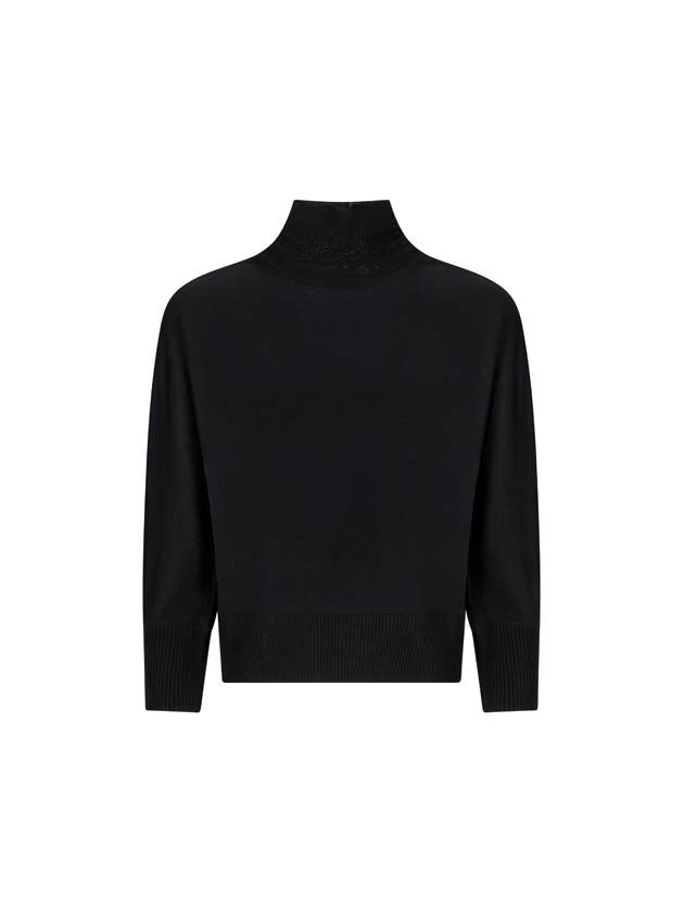 Women's Talea Virgin Wool Turtleneck Black - MAX MARA - BALAAN 2