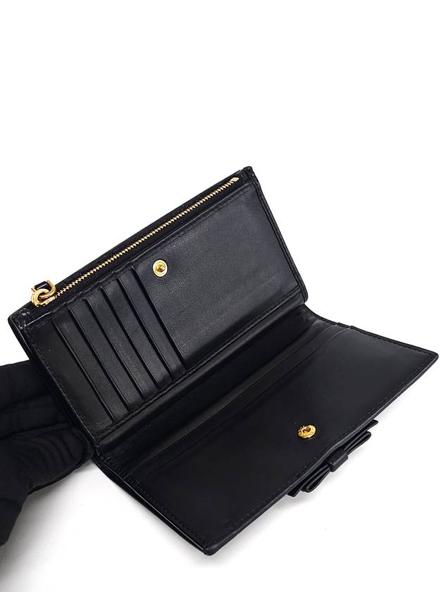 1ML009 Vitello Ribbon Medium Wallet Half - PRADA - BALAAN 6