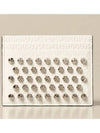 Chios Spike Card Wallet White - CHRISTIAN LOUBOUTIN - BALAAN 2