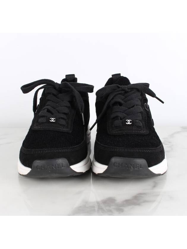 CC logo knit cruise sneakers 38 250 - CHANEL - BALAAN 3