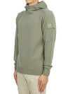 Metropolis Hooded Knit Top Green - CP COMPANY - BALAAN 3