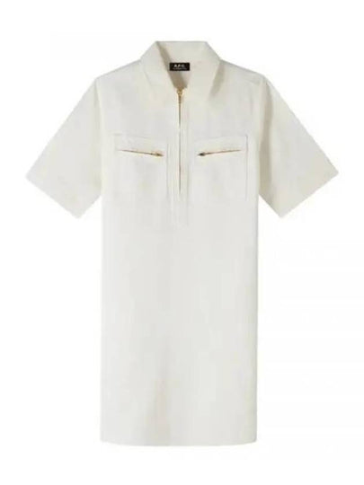 Rosa Short Dress White - A.P.C. - BALAAN 2