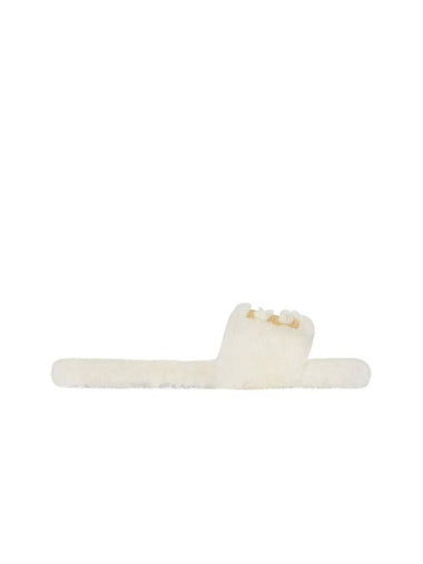 4G Shearing Slippers Ivory - GIVENCHY - BALAAN 1