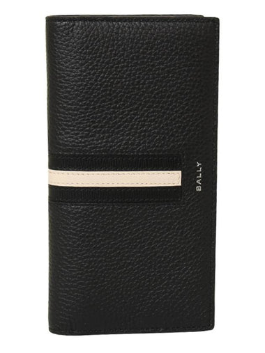 Long Wallet RBN CONT ZIP U901P BLACK Men's Long Wallet - BALLY - BALAAN 1