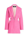 La Robe Bari Blazer Midi Dress Pink - JACQUEMUS - BALAAN 2