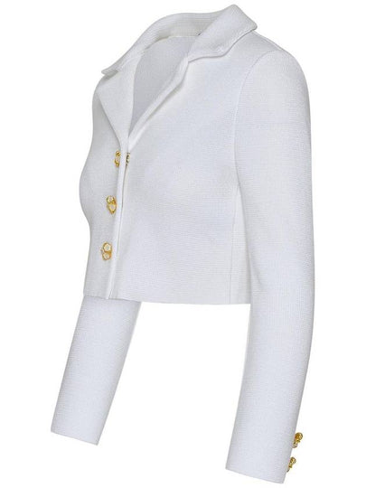 Charlott White Cotton Cardigan - CHARLOTT - BALAAN 2