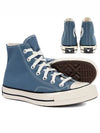 Chuck 70 Vintage Canvas High Top Sneakers Deep Waters - CONVERSE - BALAAN 3