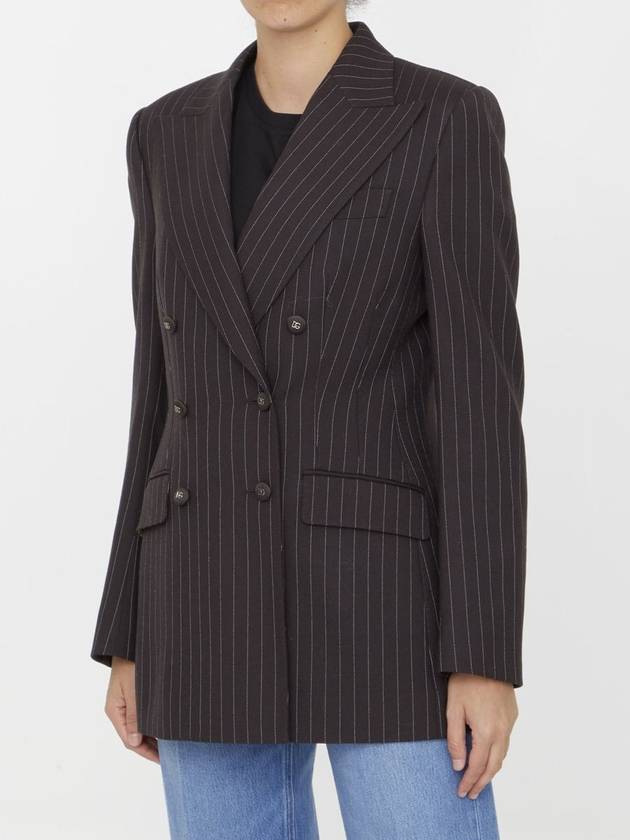 23 fw Pinstripe Wool Jacket F29QFTFR2ZTS8053 B0020499027 - DOLCE&GABBANA - BALAAN 3