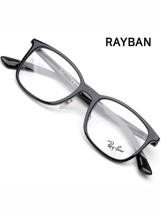 Glasses frame RB7142 2000 square light horn - RAY-BAN - BALAAN 4