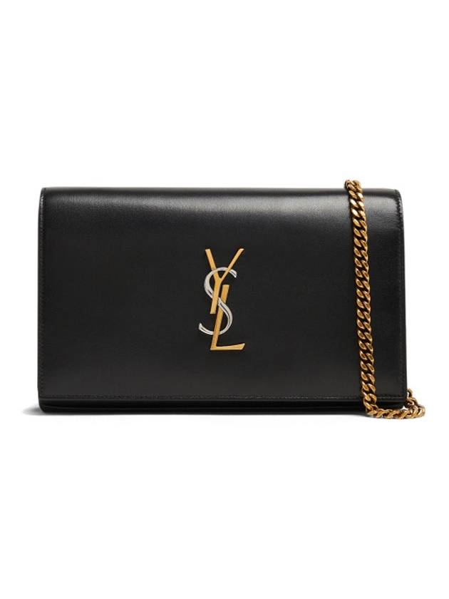 Classic Chain Long Wallet Black - SAINT LAURENT - BALAAN 2