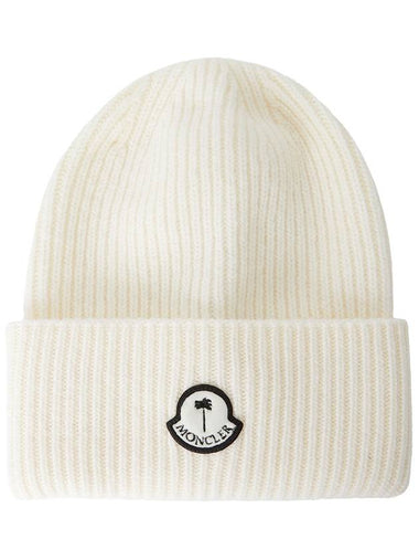 X Palm Angels Genius Beanie 3B00001 M1241 034 Unisex - MONCLER - BALAAN 1