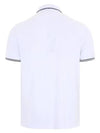 Stretch Cotton Pique Short Sleeve Polo Shirt White - STONE ISLAND - BALAAN 3