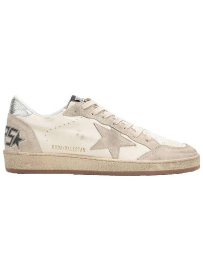 Ball Star Low Top Sneakers Grey White - GOLDEN GOOSE - BALAAN 2