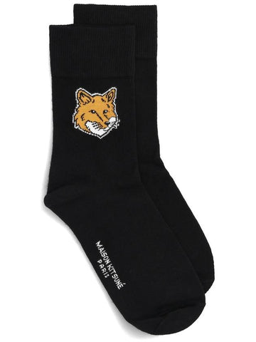 Foxhead Socks LM06407KT0010 BLACK - MAISON KITSUNE - BALAAN 1