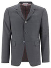 Plain Weave Suiting 4 Bar Classic Sport Jacket Dark Grey - THOM BROWNE - BALAAN 2