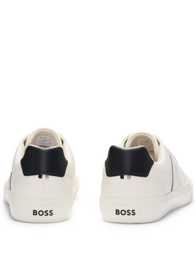 Aiden Trainer Low Top Sneakers White - HUGO BOSS - BALAAN 4