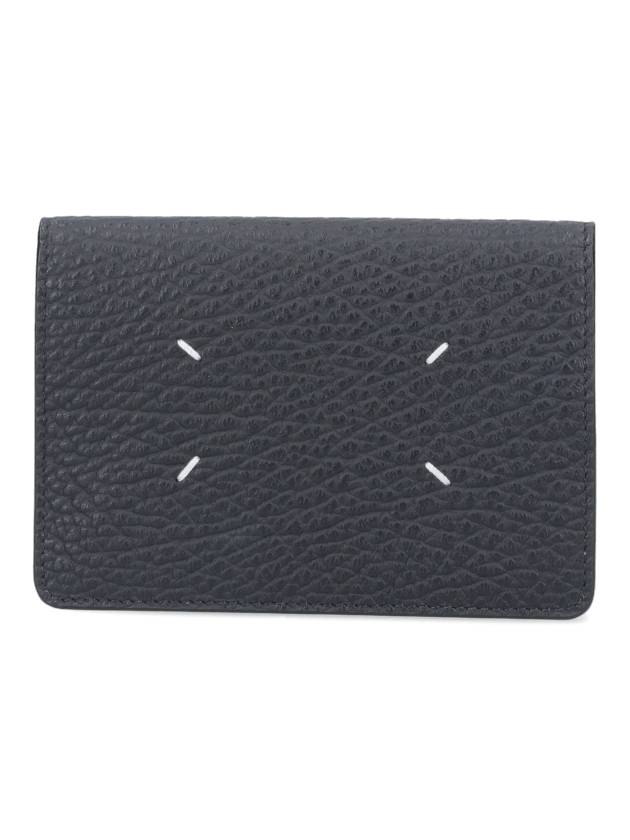 4 Stitch Passport Wallet Black - MAISON MARGIELA - BALAAN 4