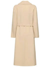 MANU Belted Wool Coat Beige 2425016041 064 - MAX MARA - BALAAN 3