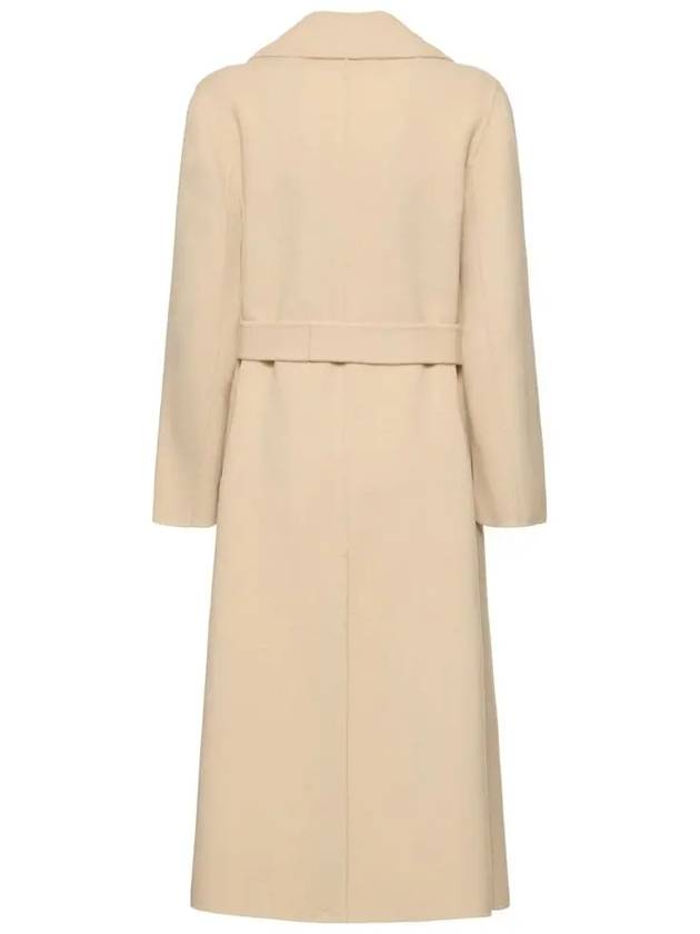 MANU Belted Wool Coat Beige 2425016041 064 - MAX MARA - BALAAN 3