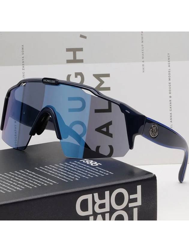 Eyewear Sports Goggles Golf Riding Sunglasses Blue - MONCLER - BALAAN 3