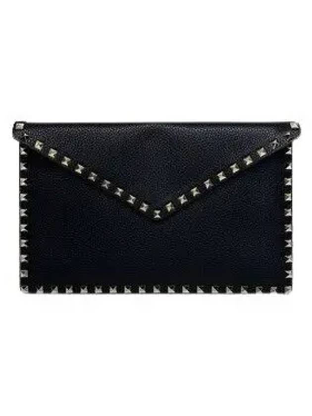 P0P56 VSH 0NO Rockstud Clutch Bagpack - VALENTINO - BALAAN 1