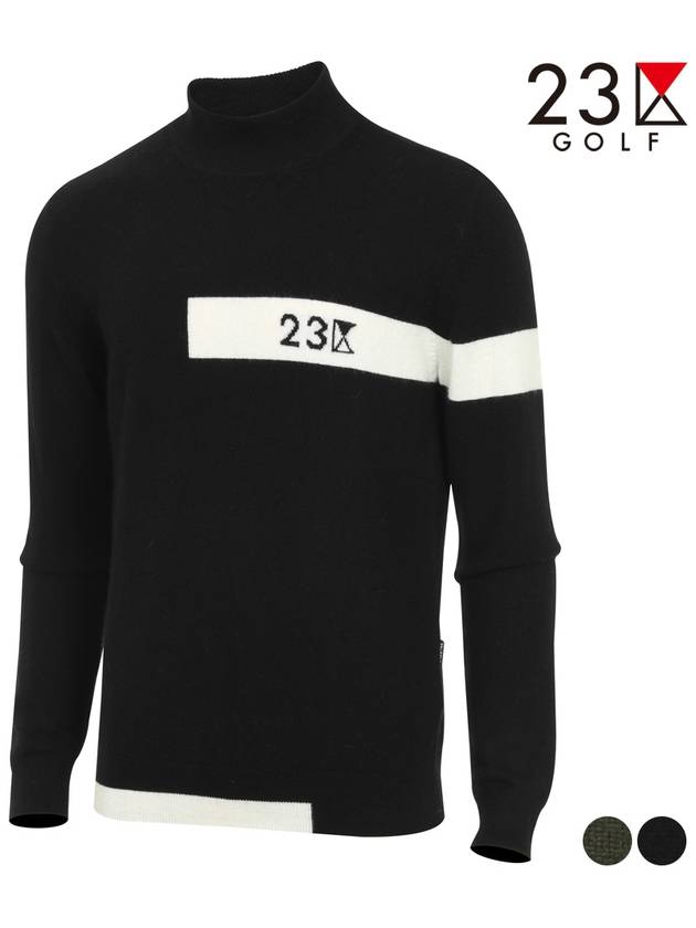 Golf Logo Point Knit EL4MKT031 - 23KU - BALAAN 1