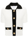 3D Knit Jacket White - PATOU - BALAAN 1