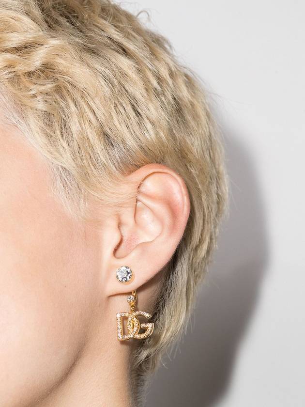 DG Logo Pendant Earrings Gold - DOLCE&GABBANA - BALAAN 3