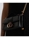 Miss Montaigne Smooth Calfskin Mini Bag Black - DIOR - BALAAN 9