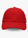 La Caskette Embroidered Logo Cotton Ball Cap Red - JACQUEMUS - BALAAN 2