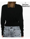 Bea Crop Cardigan Black - VIVIENNE WESTWOOD - BALAAN 8