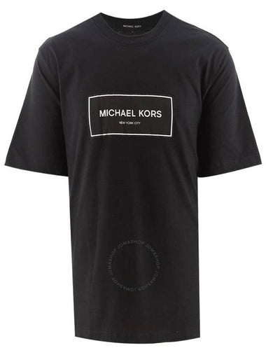 Michael Kors Flagship Logo-Print Cotton T-Shirt, Size Small - MICHAEL KORS - BALAAN 1