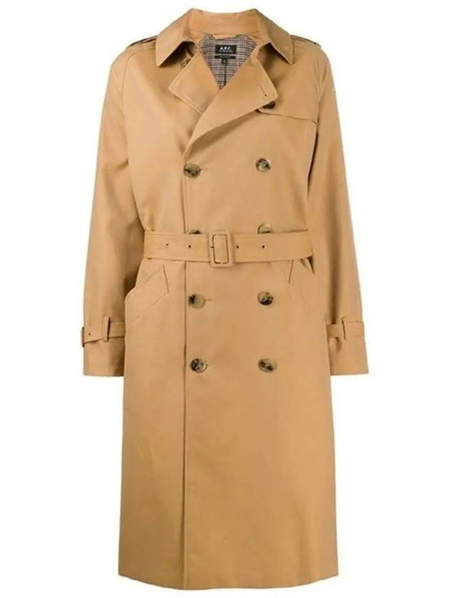 Greta double-breasted trench coat PSADP F01150 CAB - A.P.C. - BALAAN 2