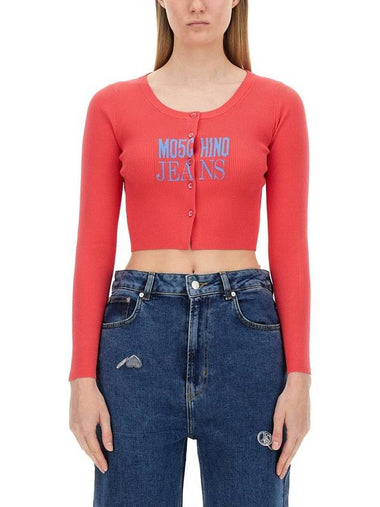 Moschino Jeans Cropped Cardigan - MOSCHINO - BALAAN 1