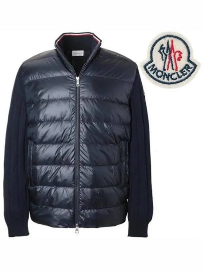 Logo patch padded navy - MONCLER - BALAAN 2