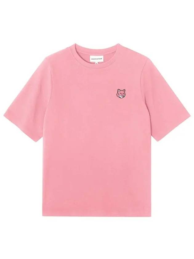 Bold Fox Head Patch Comfort Short Sleeve T-Shirt Rosebud - MAISON KITSUNE - BALAAN 2