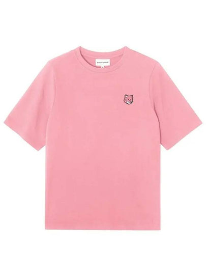 Bold Fox Head Patch Comfort Short Sleeve T-Shirt Rosebud - MAISON KITSUNE - BALAAN 2