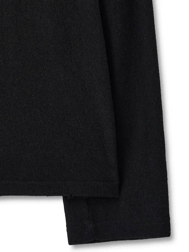 Wool Silky Turtleneck Black - NOIRER - BALAAN 7