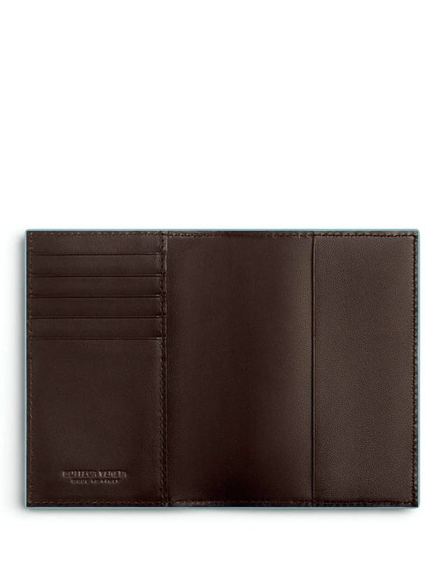 Intrecciato Calfskin Passport Wallet Fondant - BOTTEGA VENETA - BALAAN 3